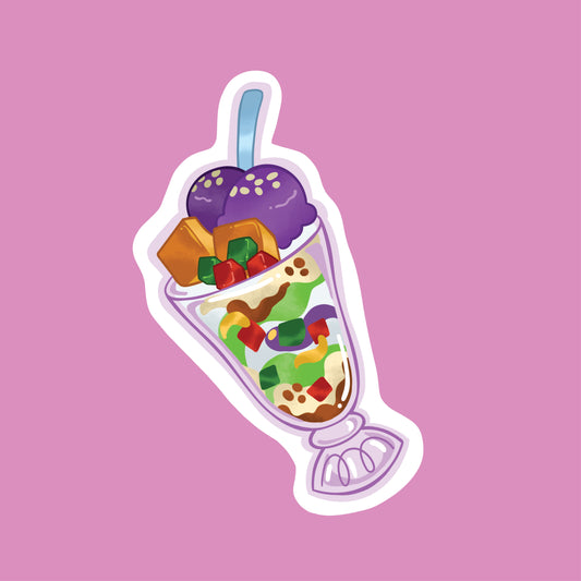 Halo-Halo Waterproof Vinyl Sticker