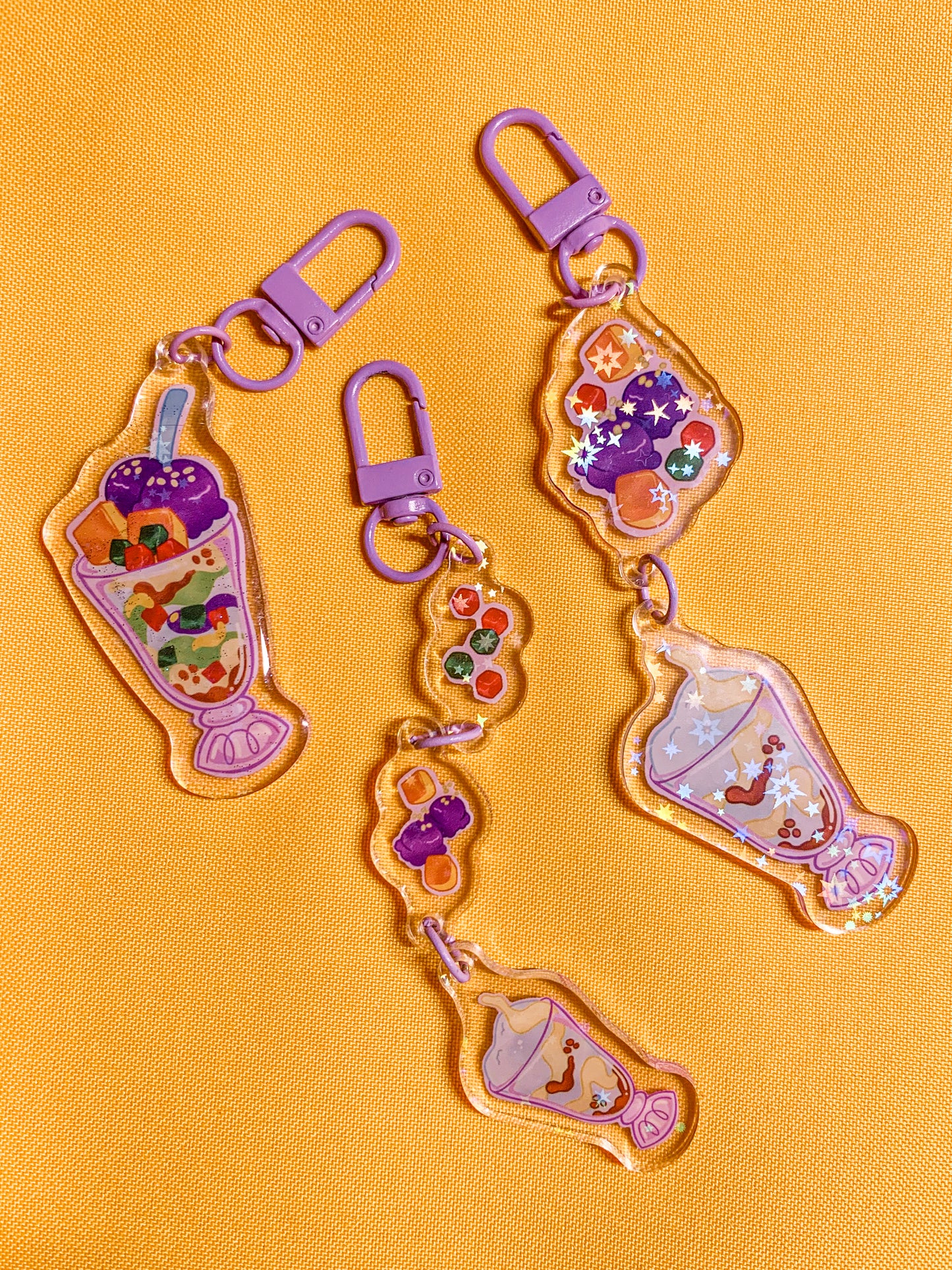 Halo-Halo Keychains