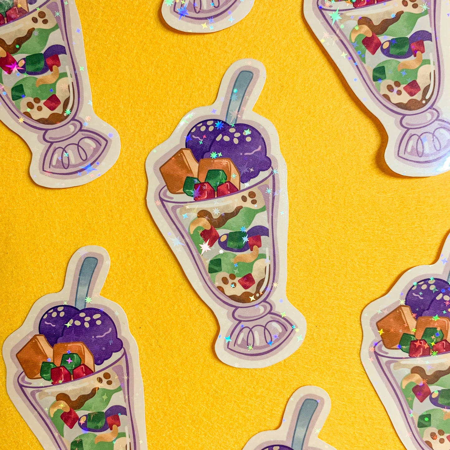 Halo-Halo Waterproof Vinyl Sticker