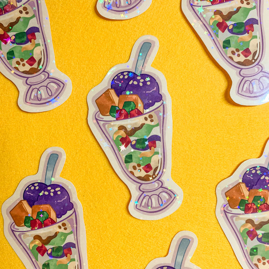 Halo-Halo Waterproof Vinyl Sticker