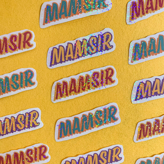 Mamsir Waterproof Vinyl Sticker Set