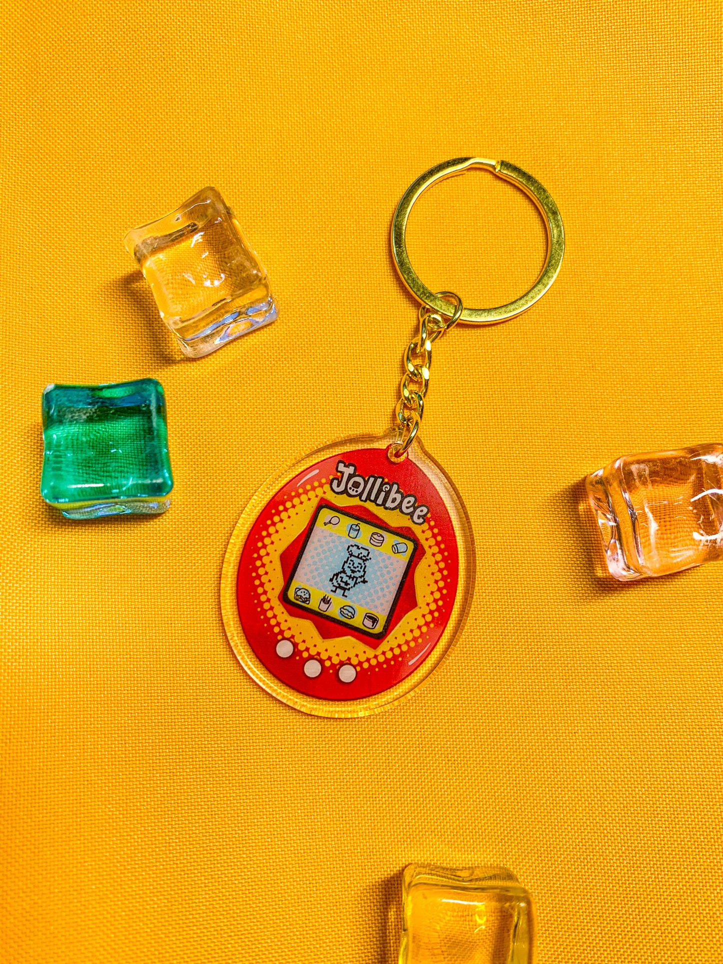 Jollibee Tamogotchi Keychain Charm