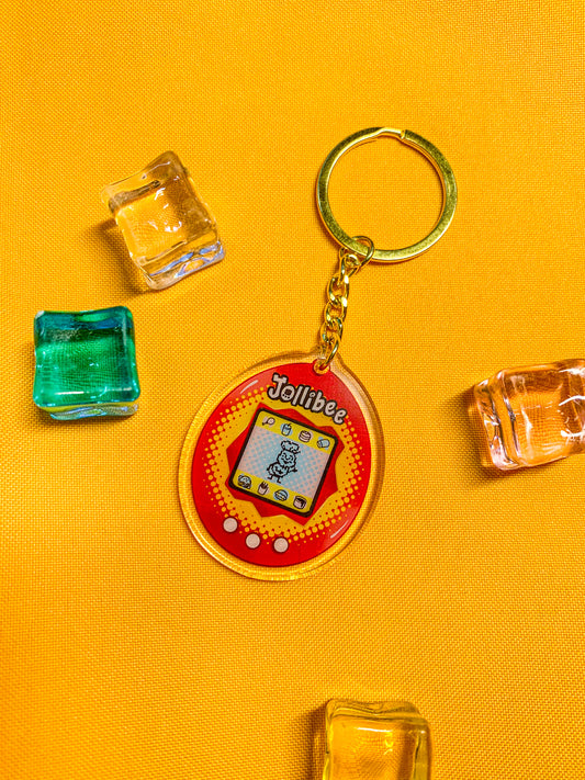 Jollibee Tamogotchi Keychain Charm