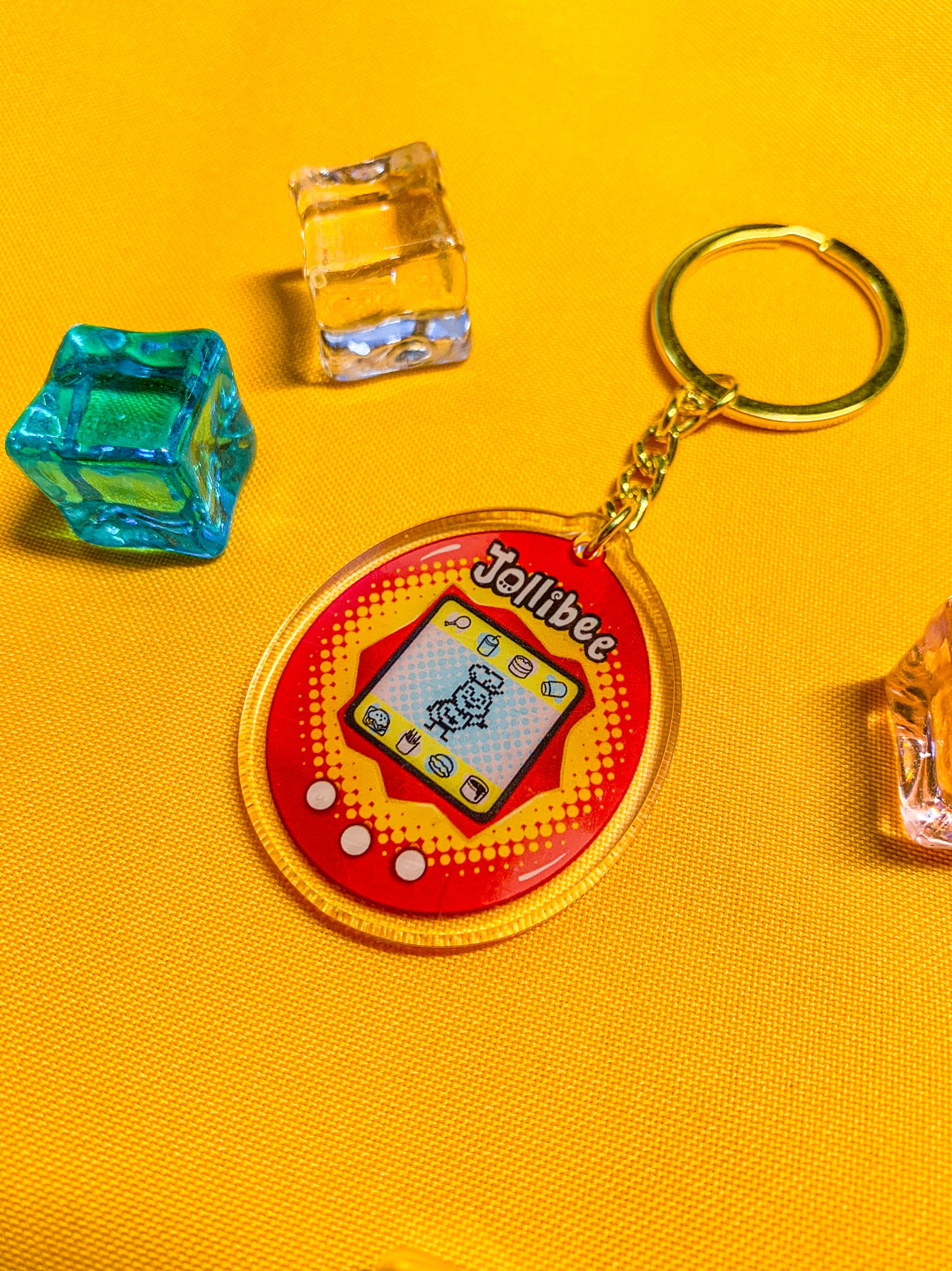 Jollibee Tamogotchi Keychain Charm