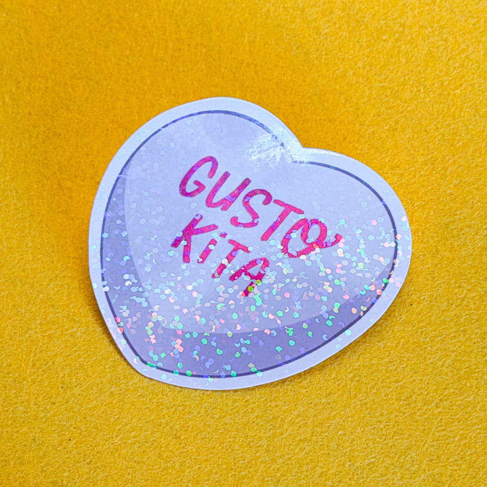 Candy Heart Waterproof Vinyl Stickers | Limited Edition