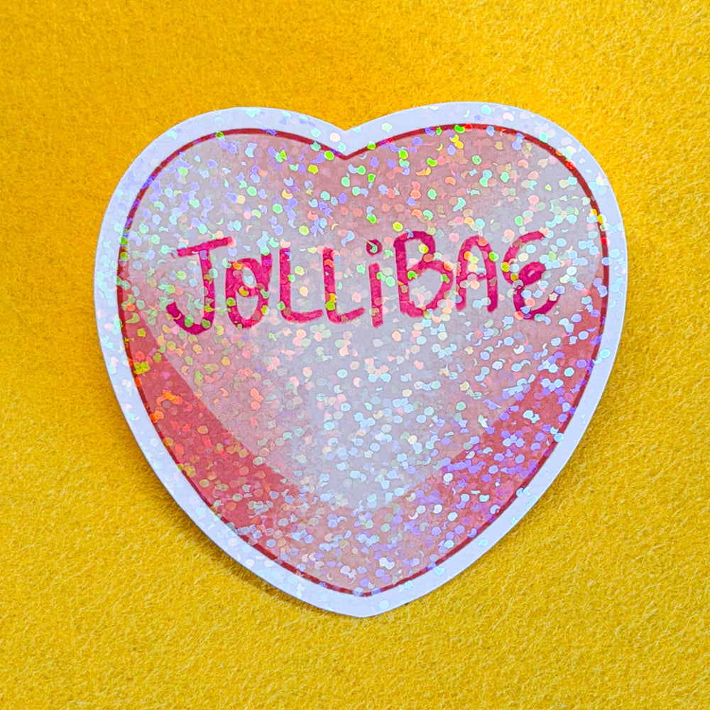 Candy Heart Waterproof Vinyl Stickers | Limited Edition