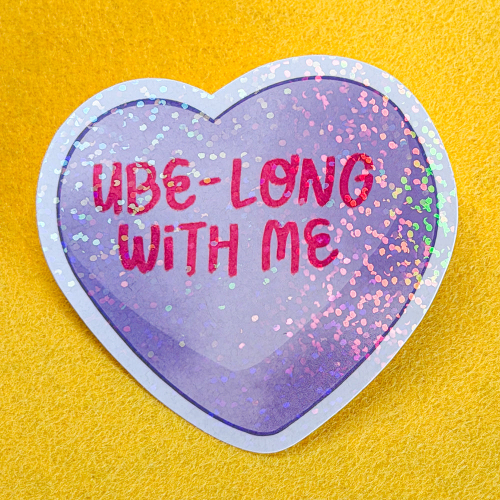 Candy Heart Waterproof Vinyl Stickers | Limited Edition